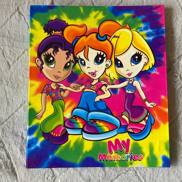 Lisa Frank | Office | Y2k 9s Lisa Frank 3 Ring Binder 3 Girls | Poshmark